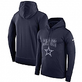 Dallas Cowboys Nike Sideline Property Of Logo Performance Pullover Hoodie Navy,baseball caps,new era cap wholesale,wholesale hats